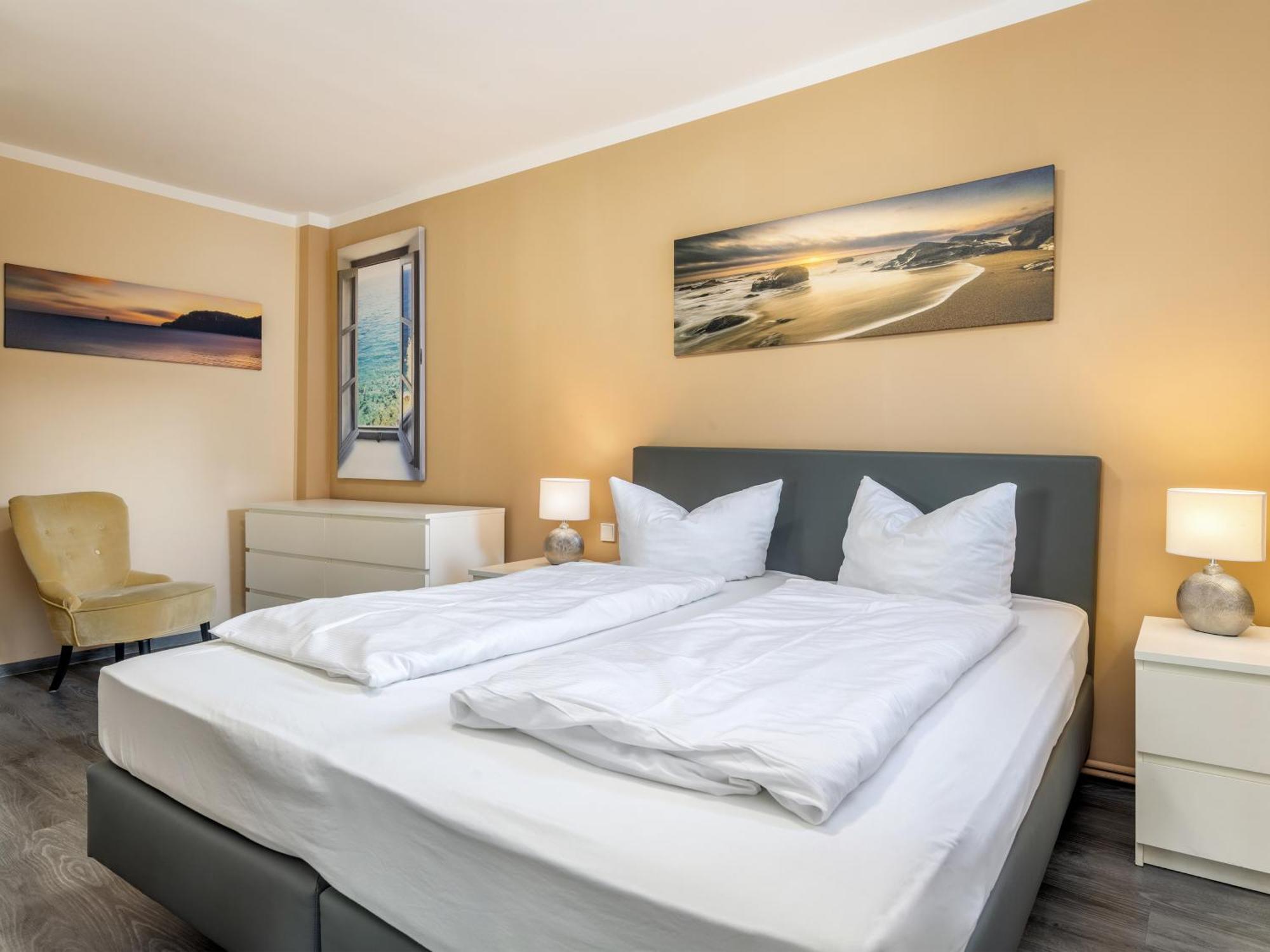 Ferienwohnung Strandlaeufer In Der Residenz Clara Sophia Binz Eksteriør billede